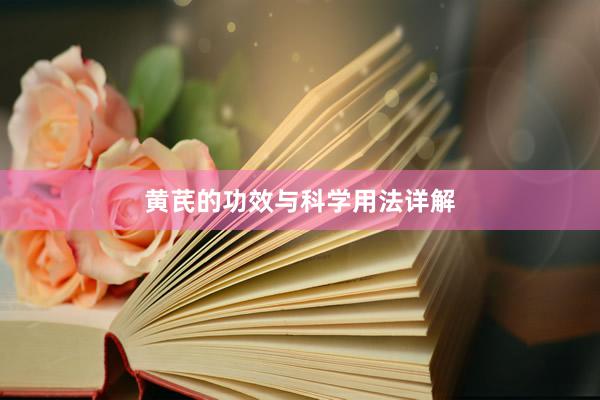 黄芪的功效与科学用法详解